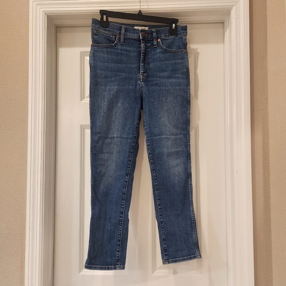 Madewell High Rise Stovepipe Jeans Size 28 - Picture 2 of 6